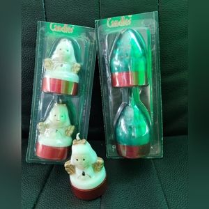 Vintage Tea Light Christmas Candles